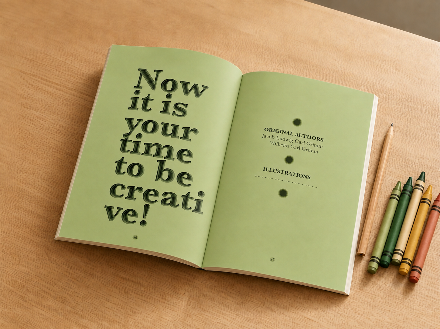 Spread: Now it is your time to be creative!